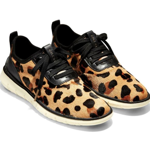 Cole Haan Women's Zerogrand leopard print shoes, 5 - Picture 1 of 3
